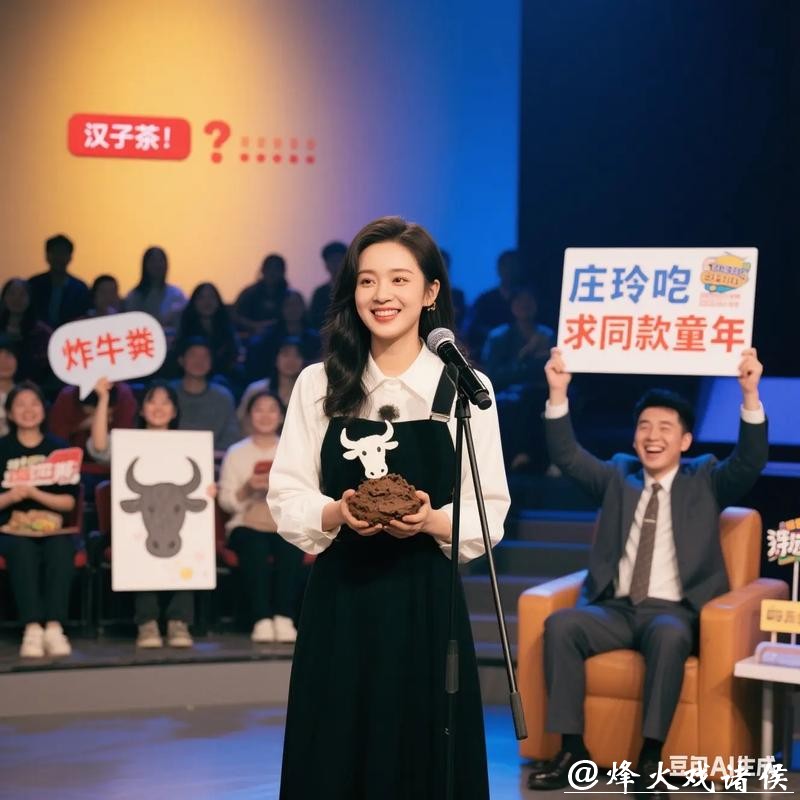 综艺上，嘉宾聊起儿时玩伴，我：“我小时候一般只爱和男生玩。” 网友正要骂我汉子茶，我补了句：“女孩没人陪我炸牛粪。”